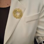Handmade Elegant Swan Brooch