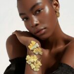 Handmade Golden Leaf Bracelet