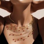 Handmade Crystal Cascade Necklace