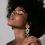 Handmade Crystal Petal Earrings