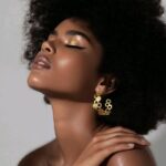 Handmade Golden Dew Earrings